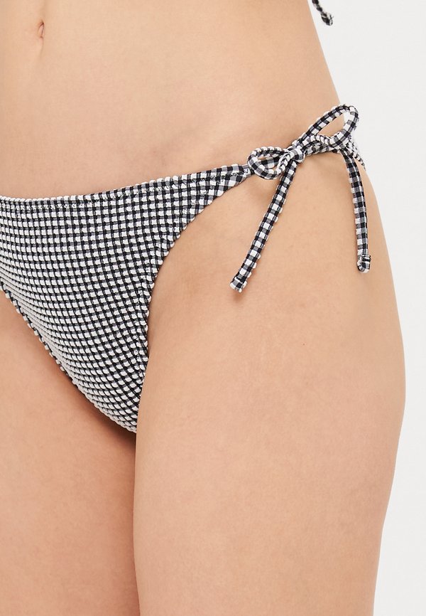 GINGHAM CHEEKY - Bikini bottoms - anthracite3