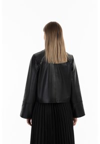 DreiMaster Leren jas - schwarz