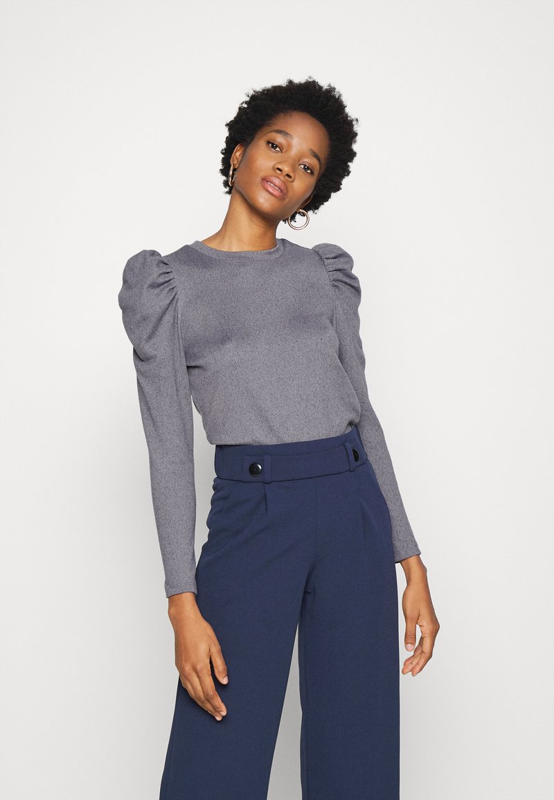 JDY JDYTONSY PUFF SLEEVE - Camisola - dark grey melange
