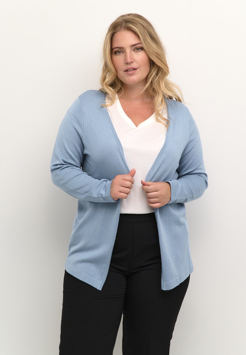 Kaffe Curve FARSIA - Cardigan - faded denim