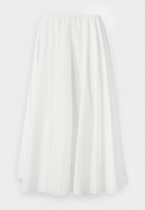 Norma Kamali FLARED SKIRT TO MIDCALF - A-snit nederdel - snow white
