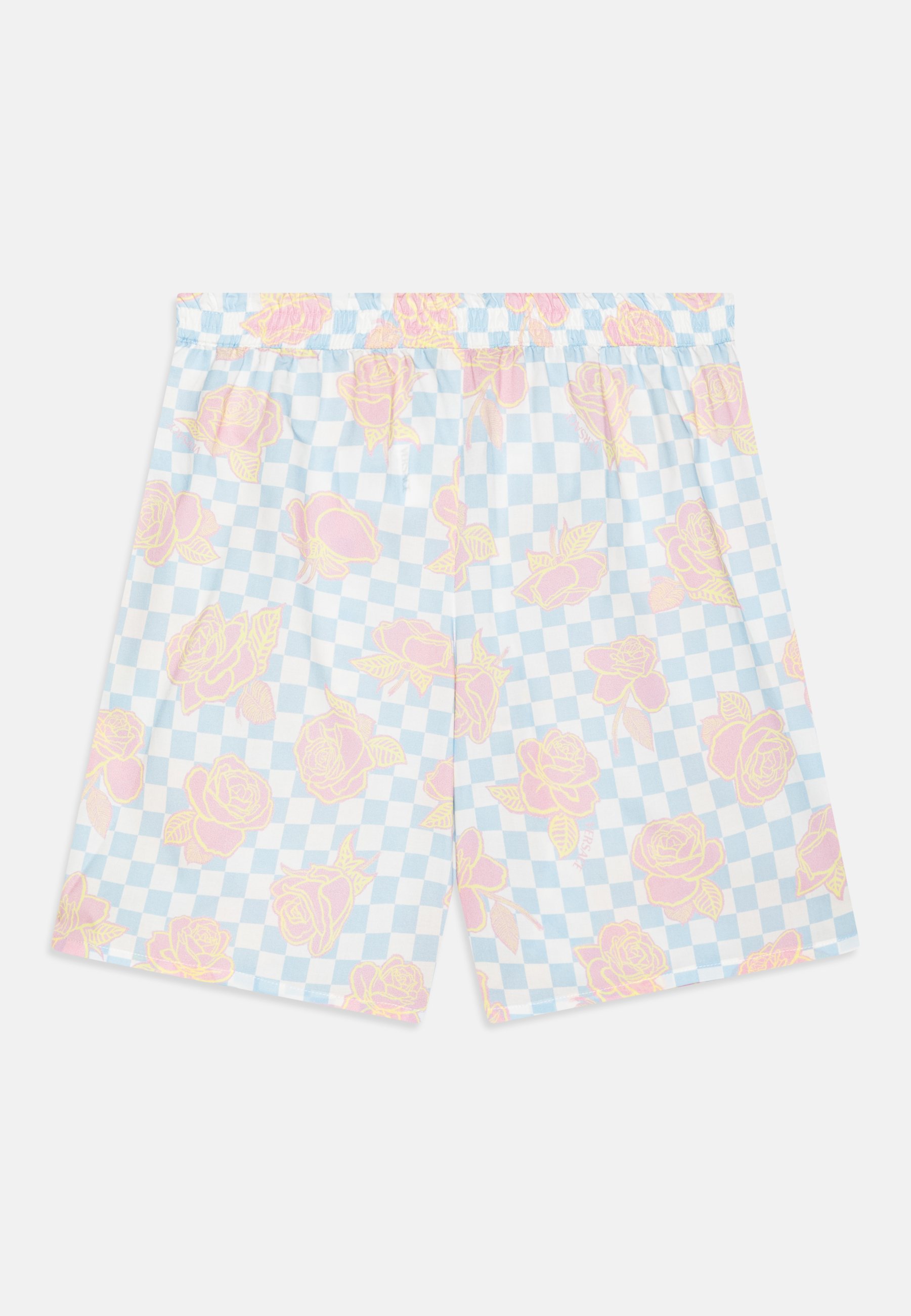 Versace FASHION SHOW CAPSULE DAMIER VERSUS ROSE Shorts pastel