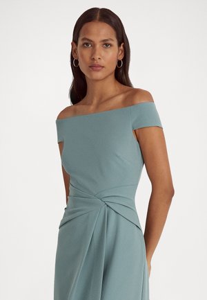 SARAN SHORT SLEEVE GOWN - Maxikjoler - highland sea