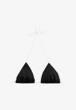 Koton, TRIANGLE BIKINI TOP. - Bikinitop - black