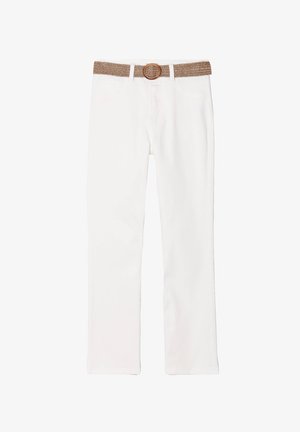 Cache Cache MIT GÜRTEL - Jeans a sigaretta - ecru
