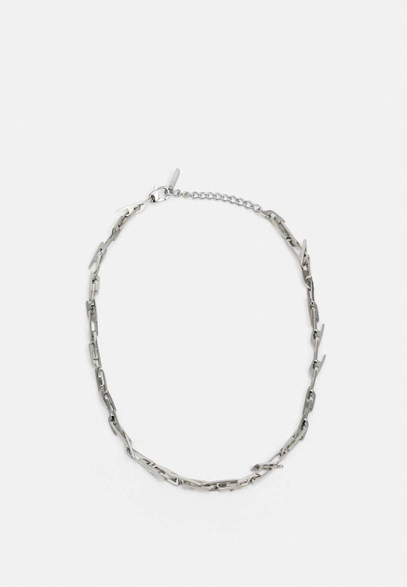 Diesel CHAIN NECKLACE - Smykke - silver-coloured/sølvfarget - Zalando.no