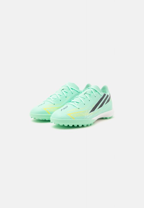 adidas F50 HYPERFAST LEAGUE TURF KIDS UNISEX - Turf football boots - pulse mint/night navy/solar lemon — foto 2