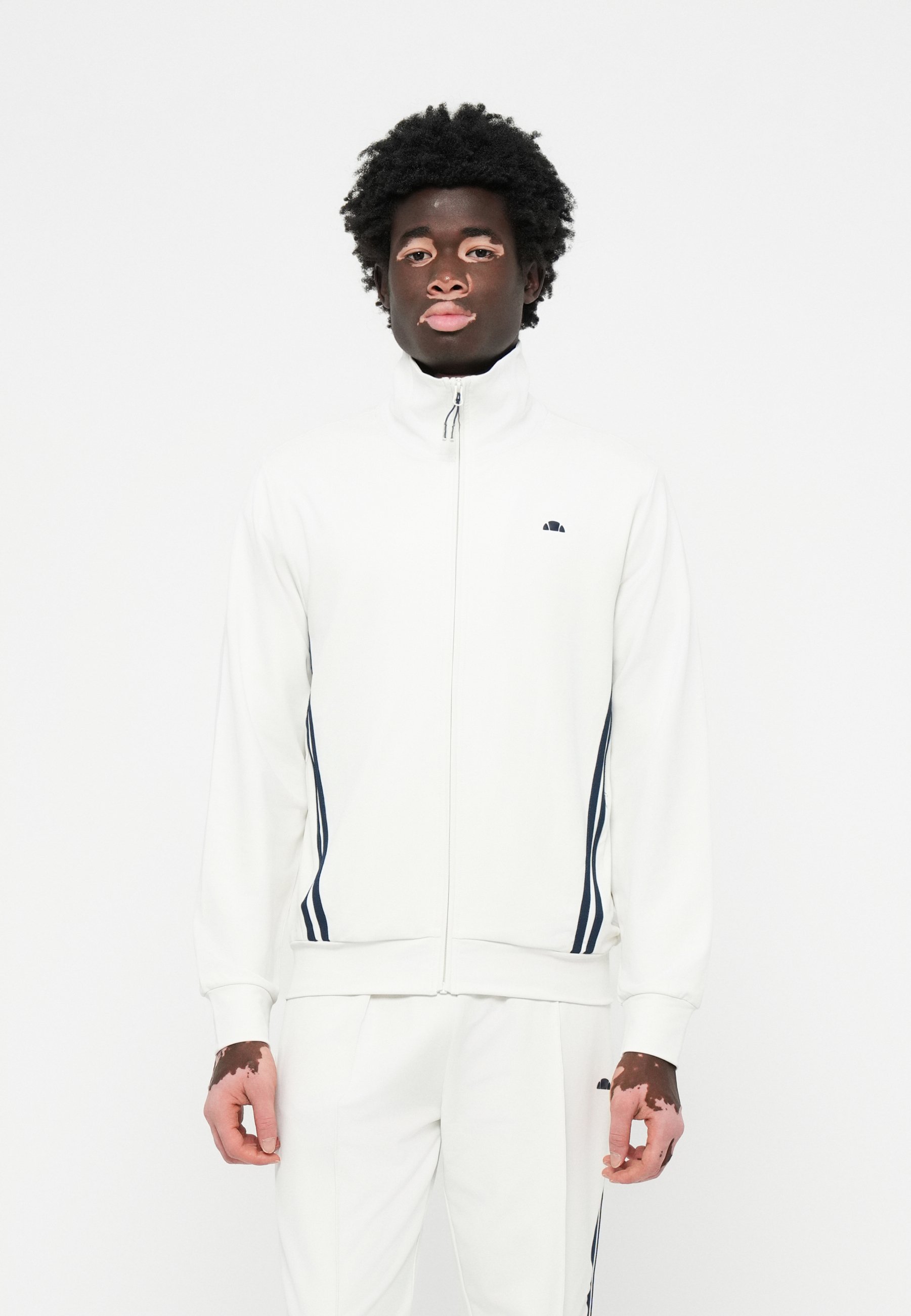 Veste De Survêtement Ellesse Marzo Pour Homme - Coupe Droite, Fermeture éclair, Idéale Sport Et Quotidien