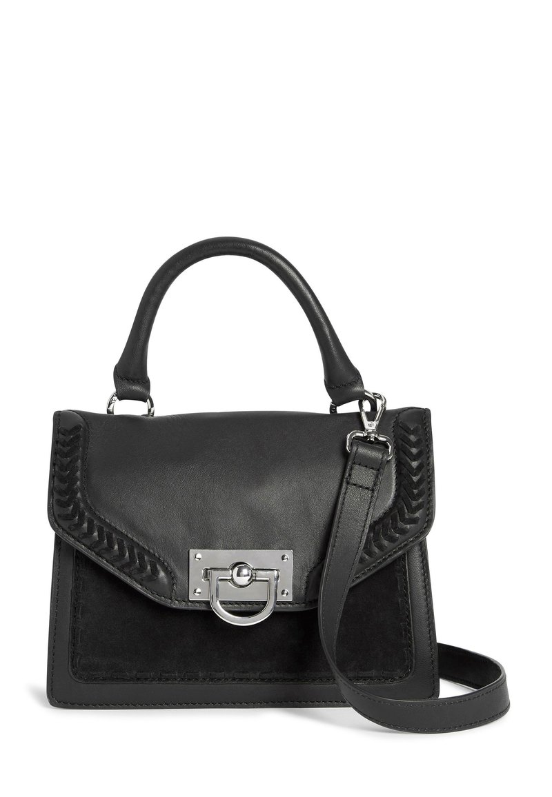 Next LEATHER TOP HANDLE BAG Sac à main black/noir ZALANDO.FR