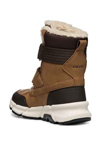 Geox J FLEXYPER PLUS - Botas para la nieve - tobacco coffee