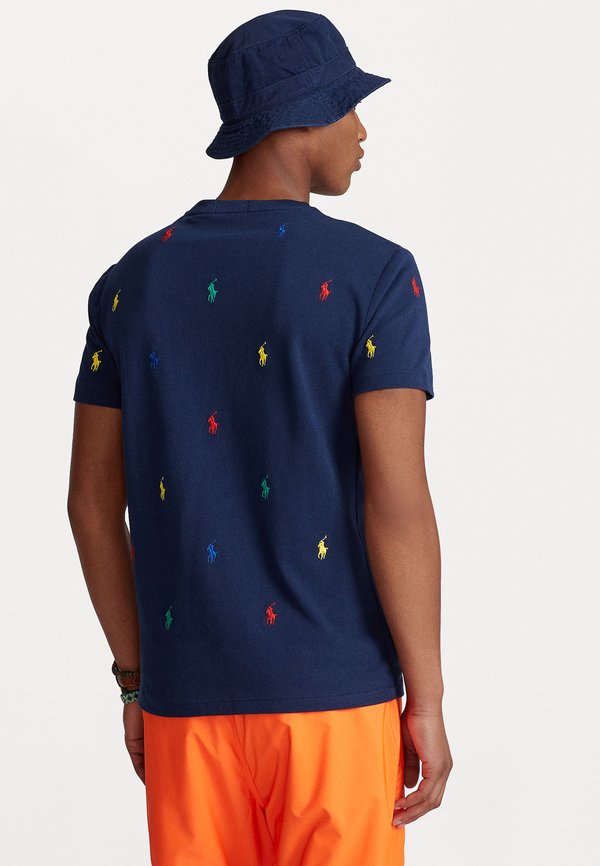 CUSTOM SLIM FIT POLO PONY MESH T-SHIRT - Print T-shirt3