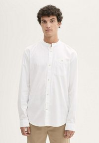 TOM TAILOR DENIM STRUCTURED - Camisa - white