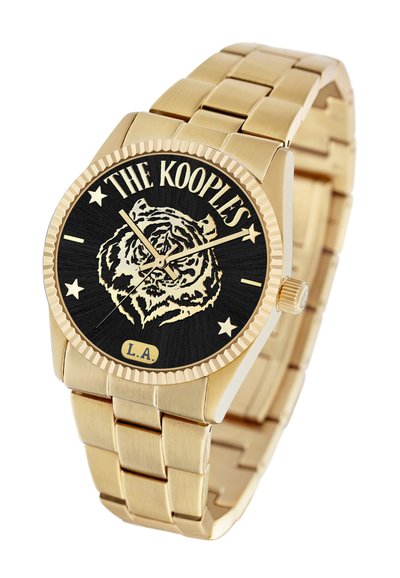The Kooples L.A. TIGER - Pulkstenis - black and gold coloured