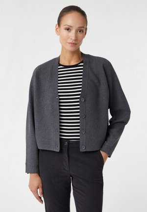 Strickjacke - dunkelgrau