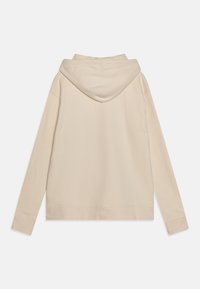 GANT GRAPHIC SCRIPT RELAXED HOODIE UNISEX - Hoodie - soft oat