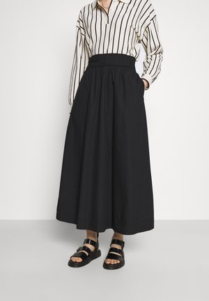 KINO SKIRT - Długa spódnica - black