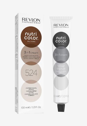 Revlon Professional NUTRI COLOR™ FILTERS 3 IN 1 CREAM COLOR CARE AND SHINE SEMI PERMANENT - Conditioner - 524 coppery pearl brown