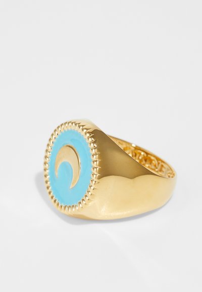 MARINE SERRE BUTTON SIGNET UNISEX - Anello - splash blue