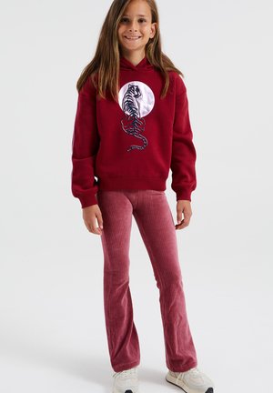 MET OPDRUK - Hoodie - red
