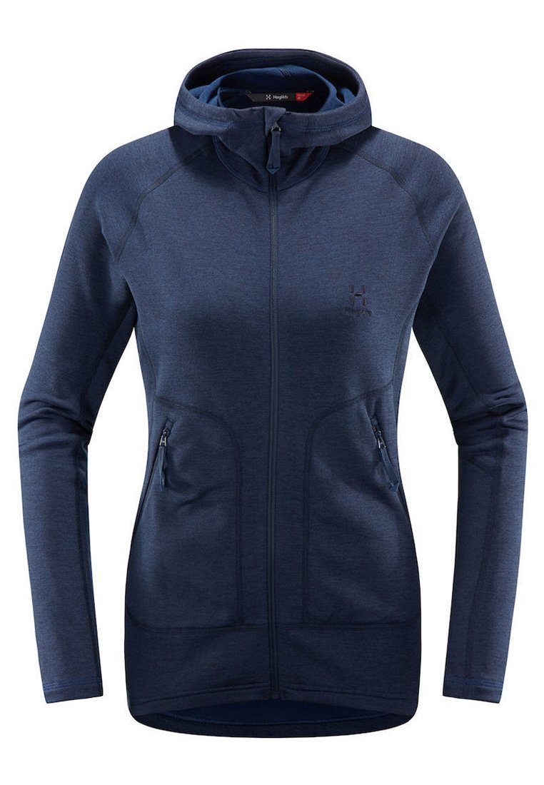 Damen Sportbekleidung | Haglöfs HERON HOOD Fleecejacke tarn blue/blau - CR50077 Damen Sportbekleidung | Haglöfs HERON HOOD Fleecejacke tarn blue/blau - CR50077