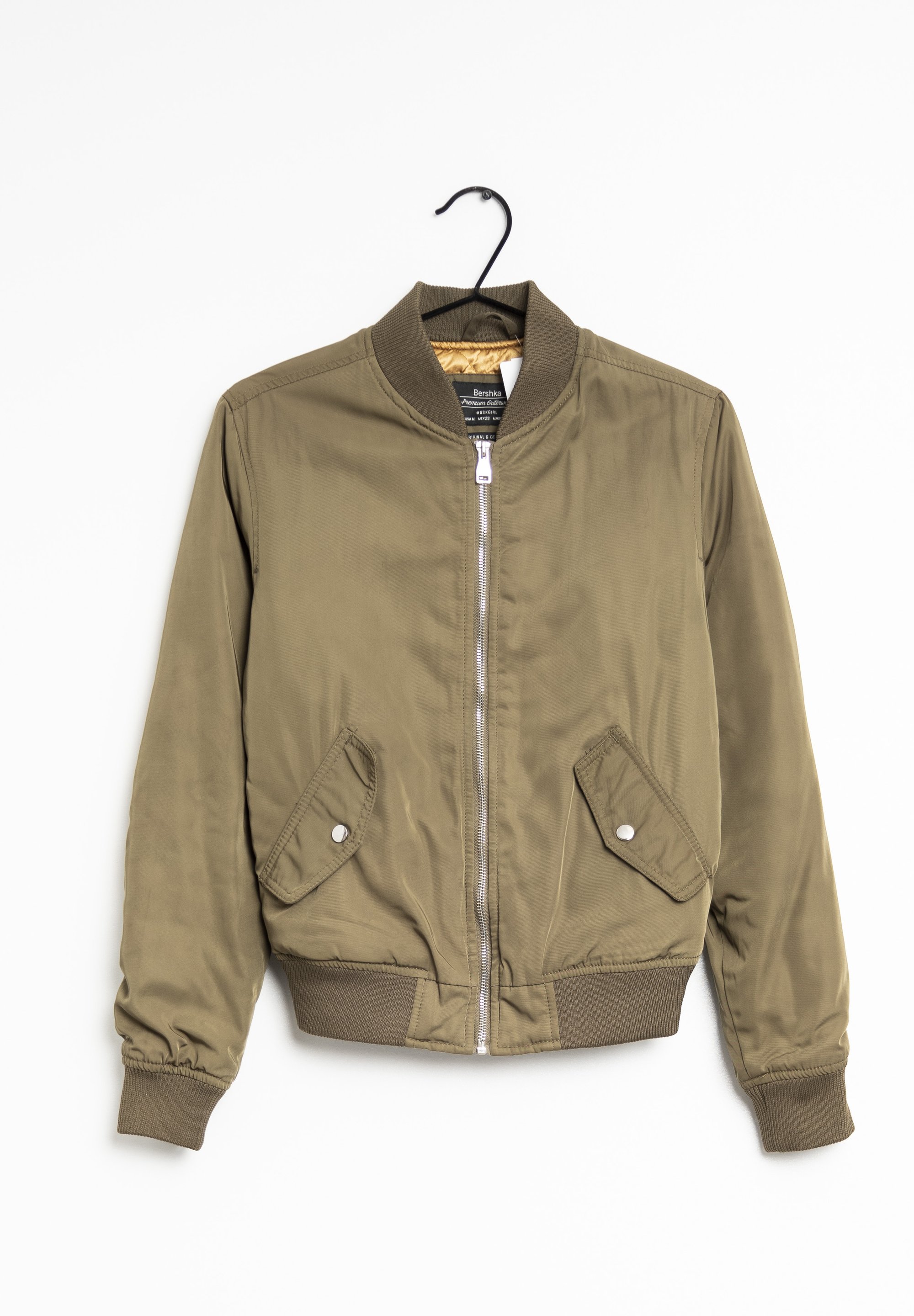 Chaqueta Followers Bershka Negra Chaquetas Bomber Mujer Bershka