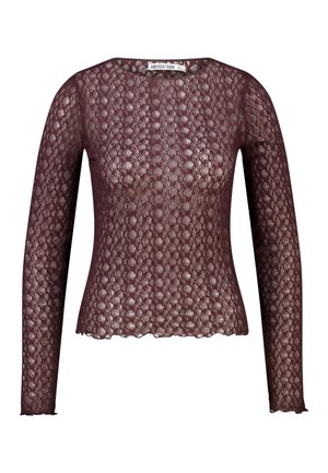 Bluse - bordeaux
