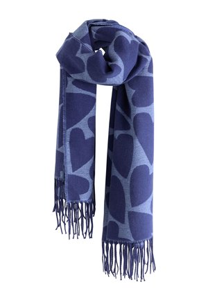 Next Sciarpa - navy heart print