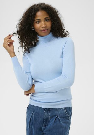 ASTRID ROLL NECK - Strickpullover - powder blue