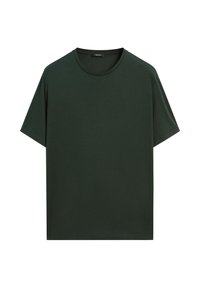SHORT SLEEVE WITH CREW NECK - Basic T-shirt - dark green
