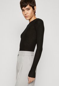 Samsøe Samsøe DOUDO - Top s dlouhým rukávem - black
