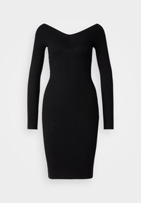 Even&Odd Petite Vabalt langev kleit - black