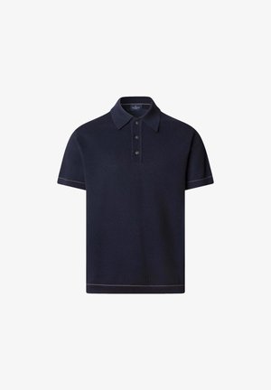 Hackett London TEXTURED - Polo - dark denim blue