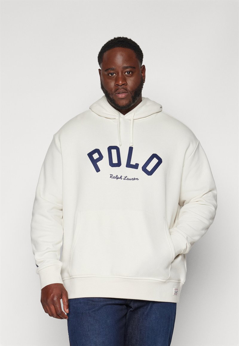 Polo Ralph Lauren Big & Tall LONG SLEEVE - Mikina s kapucí - antique cream