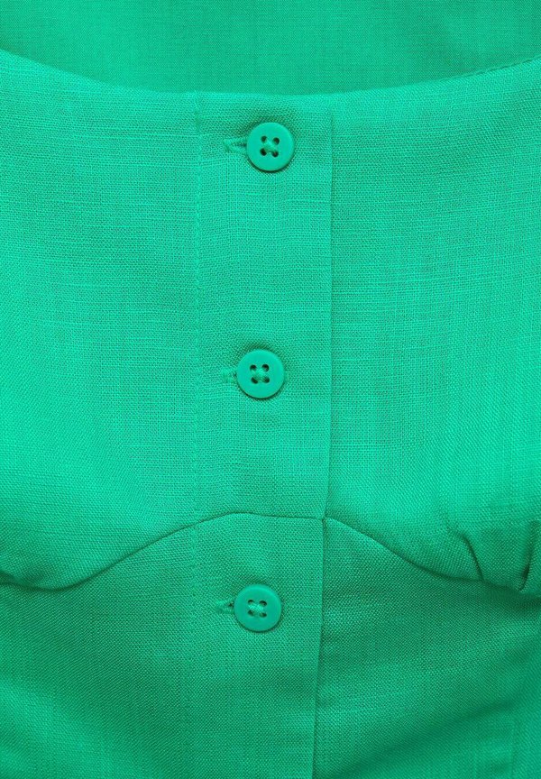 BUTTONED MIDI  - Shirt dress - vert4