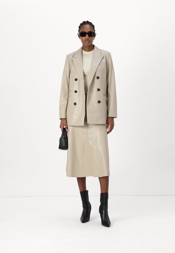 VEGANI IMMA - A-line skirt - beige4