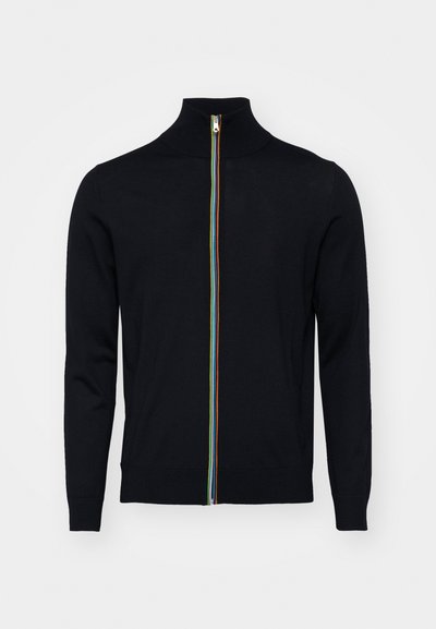 Paul Smith CARDIGAN ZIP THRU - Kardiganas - black