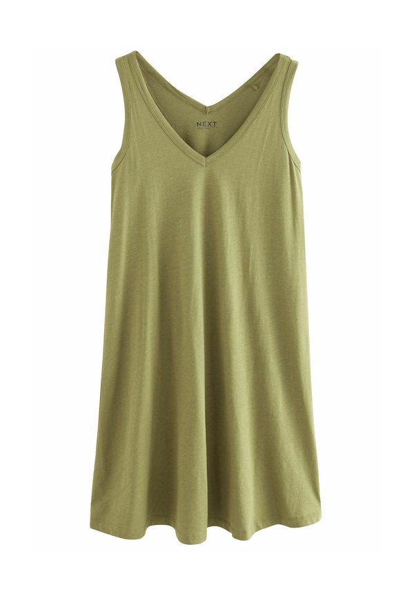 REGULAR FIT  SLEEVELESS V NECK SLOUCH - Jerseykleid