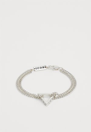 POINT SHORT CHAIN BRACELET UNISEX - Armbånd - silver-coloured