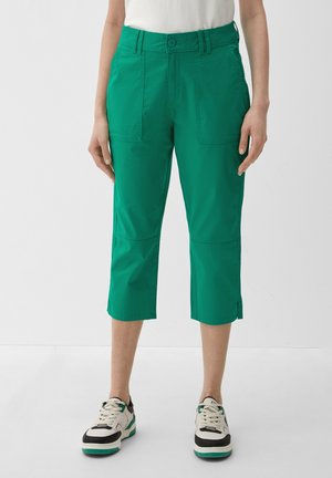 CAPRI DOPPELTEN GÜRTELSCHLAUFEN - Shorts - smaragd