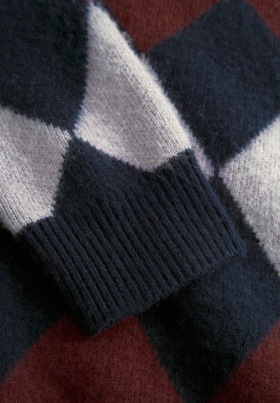 WOOD WOOD WWJAN CREW NECK - Pullover - decadent gray check
