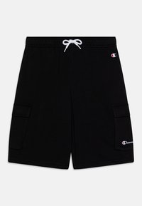 Champion - ICONS BERMUDA UNISEX - Cargohose - black Thumbnail-Bild 1