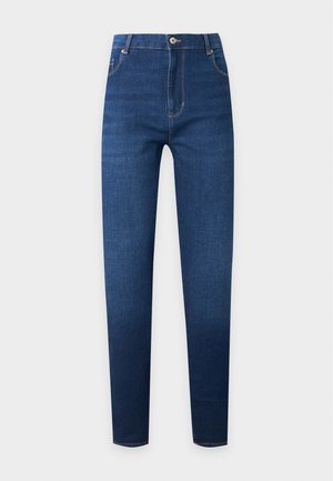 ONLY Carmakoma, CARSNOW SKINNY - Jeans Skinny - dark blue denim