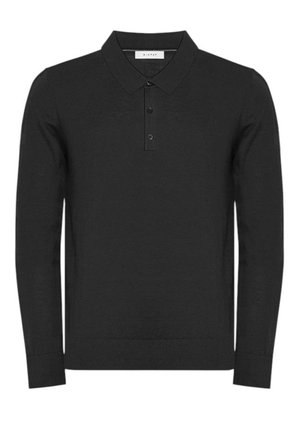 POLO 100% MERINOS - Polo - black