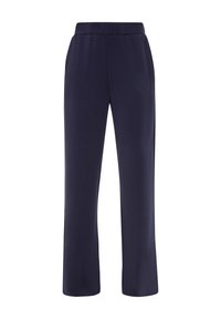 s.Oliver WIDE-LEG - Trainingsbroek - navy
