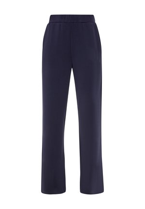 s.Oliver WIDE-LEG - Jogginghose - navy