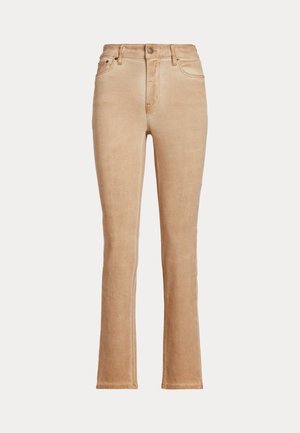 Straight leg jeans - tan