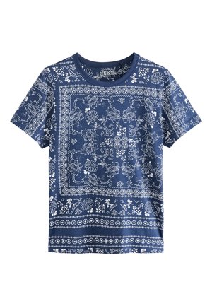 Next, REGULAR FIT - BANDANA PRINT ESSENTIALS T-SHIRT . - T-shirts print - blue navy