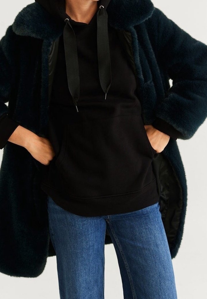 Mango Cappotto invernale - green