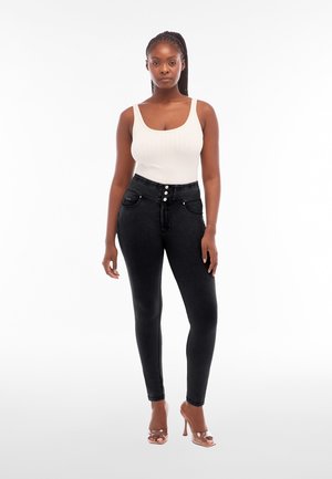Jegging - denim nero