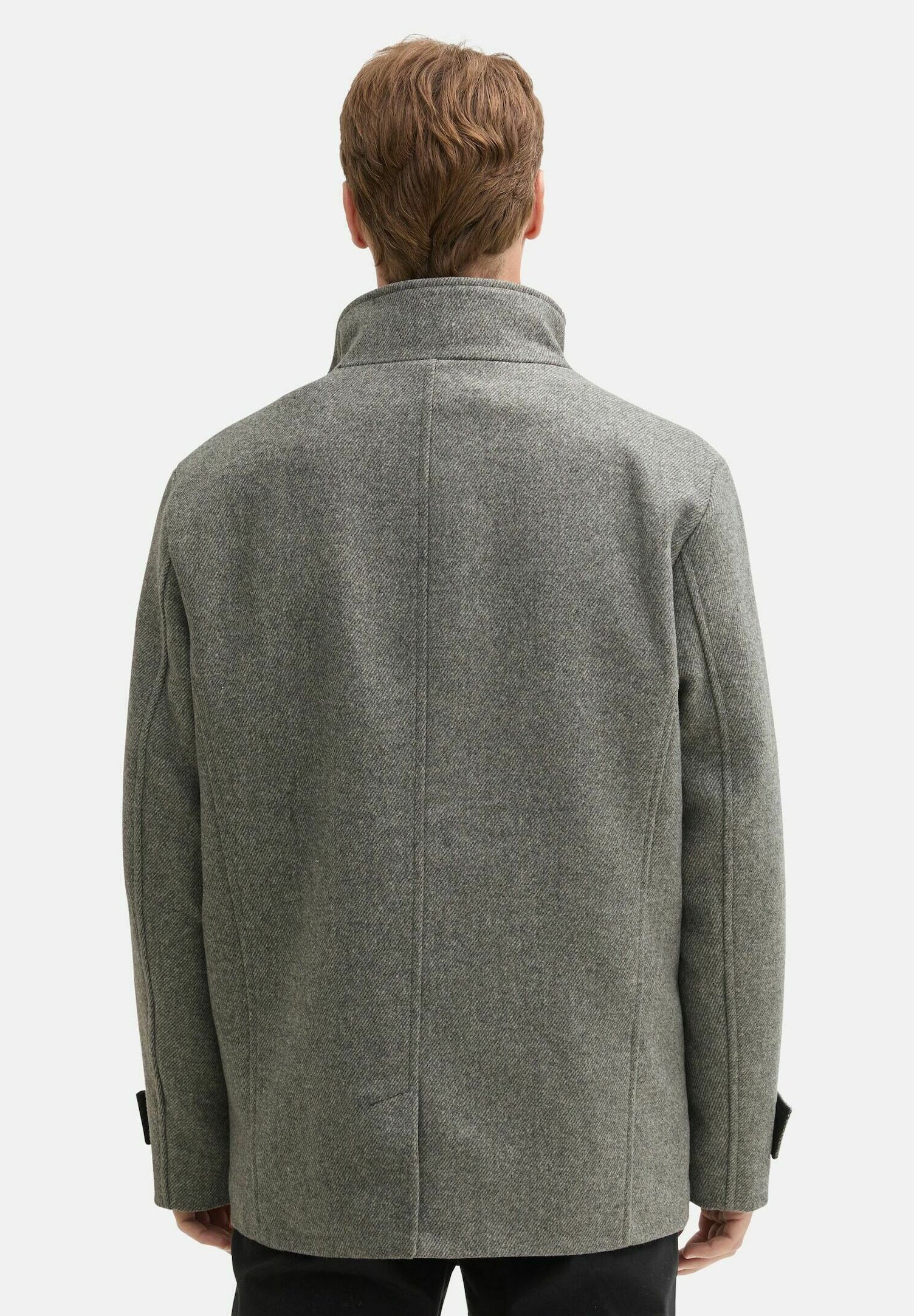 TOM TAILOR 2-IN-1 - Outdoor jacket - steel grey wool twill/grey